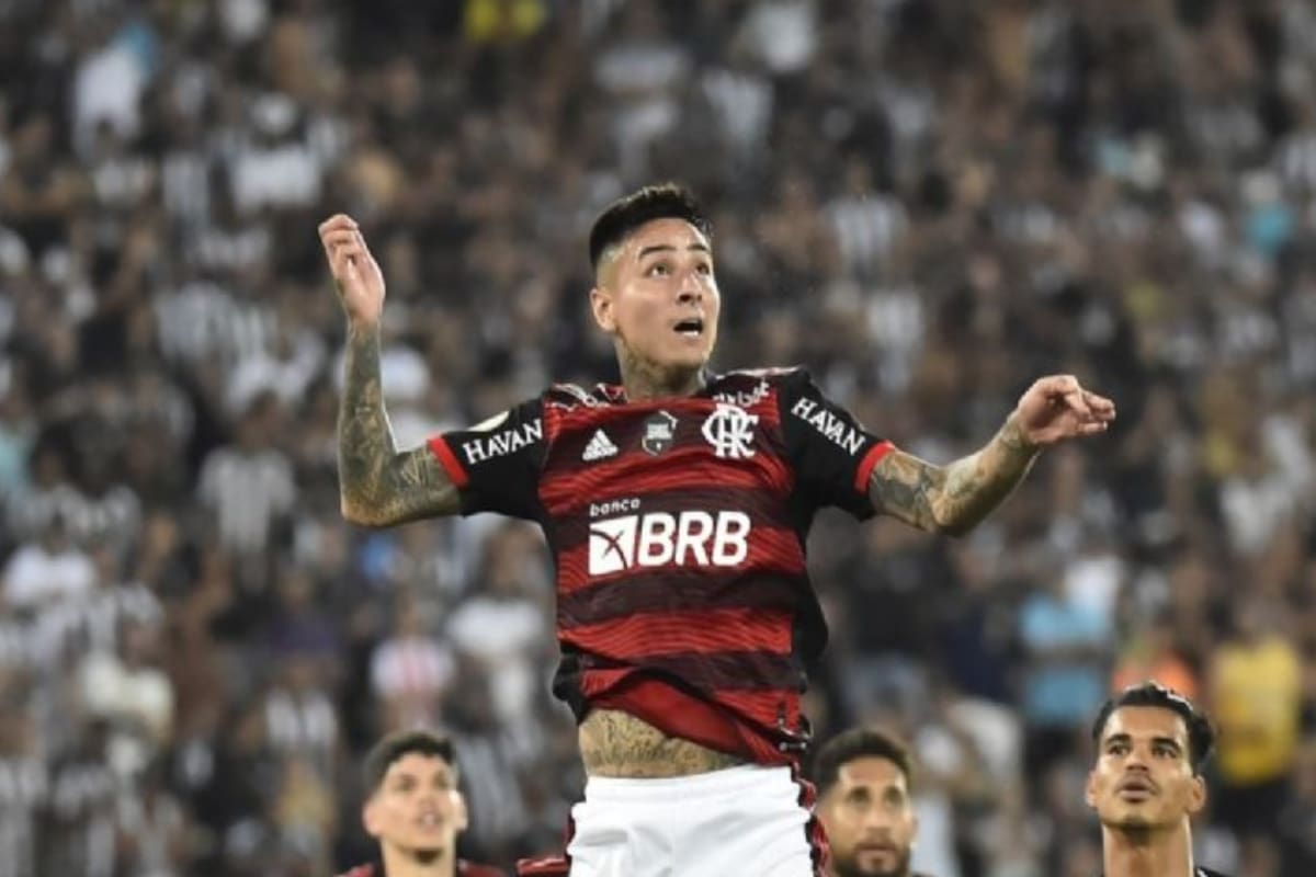 Erick Pulgar no tiene protagonismo en el Flamengo