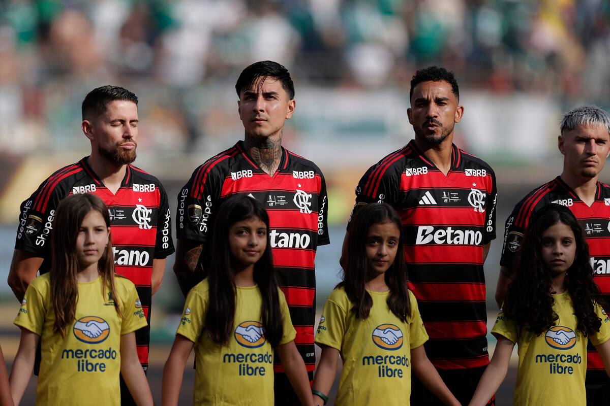 El chileno ganó la Copa Libertadores con Flamengo. Foto: Agencia EFE.