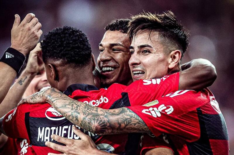 recibió elogios de los hinchas del Flamengo. Foto: Instagram.