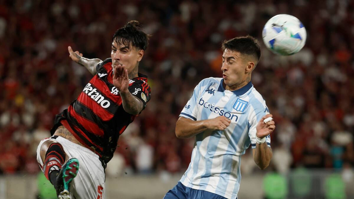 Erick Pulgar y Flamengo se hicieron fuertes de local y vencen a Racing en Copa Libertadores