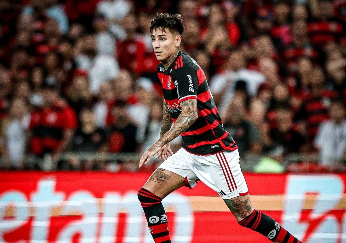 Erick Pulgar no la pasa bien en Brasil . Foto: @erickoficial