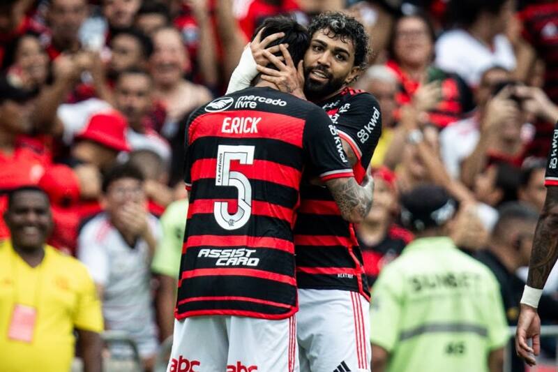 El antofagastino es una de las figuras del Flamengo. Foto: Instagram Flamengo.