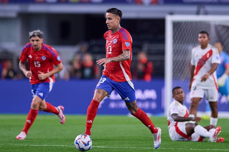 en el partido contra Perú por Copa América