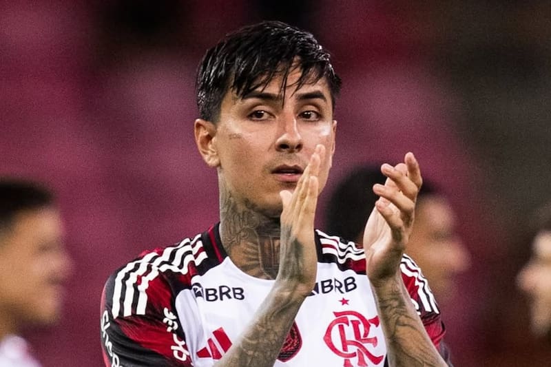 El mediocampista chileno tiene la opción de ser campeón de la Copa Libertadores y también del Brasileirao. Foto: Erick Pulgar en Instagram.