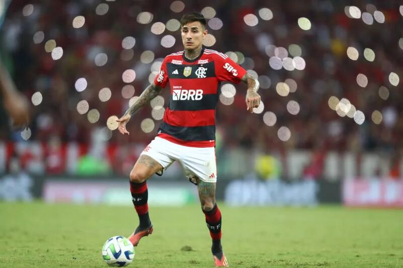 salió en los primeros minutos del segundo tiempo en el partido contra Botafogo.