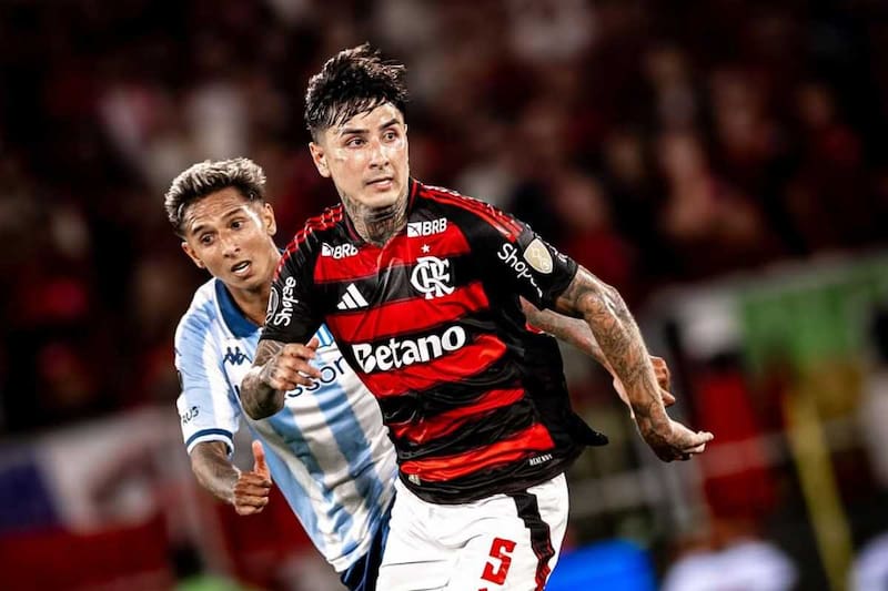Flamengo anima los cuartos de final del torneo internacional. Foto: Instagram Erick Pulgar
