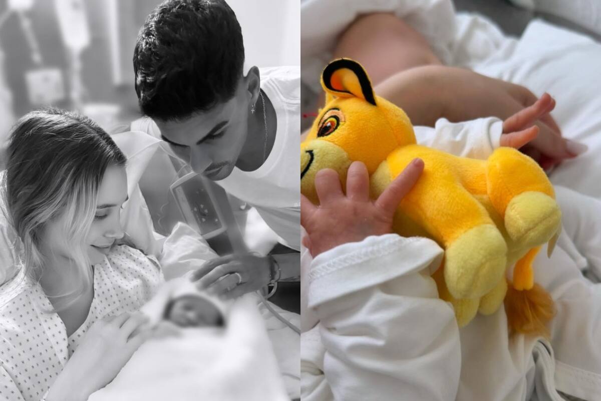 presentó a su hijo León.