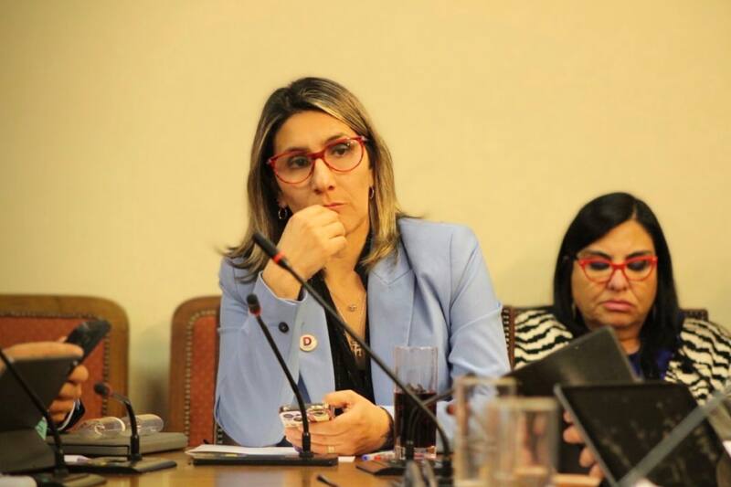 La diputada sufrió un accidente de tránsito.