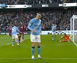 VIDEO | ¡Celebró como Androide! Erling Haaland se demoró 5 minutos en marcar para Manchester City