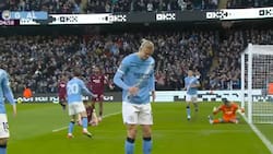 VIDEO | ¡Celebró como Androide! Erling Haaland se demoró 5 minutos en marcar para Manchester City