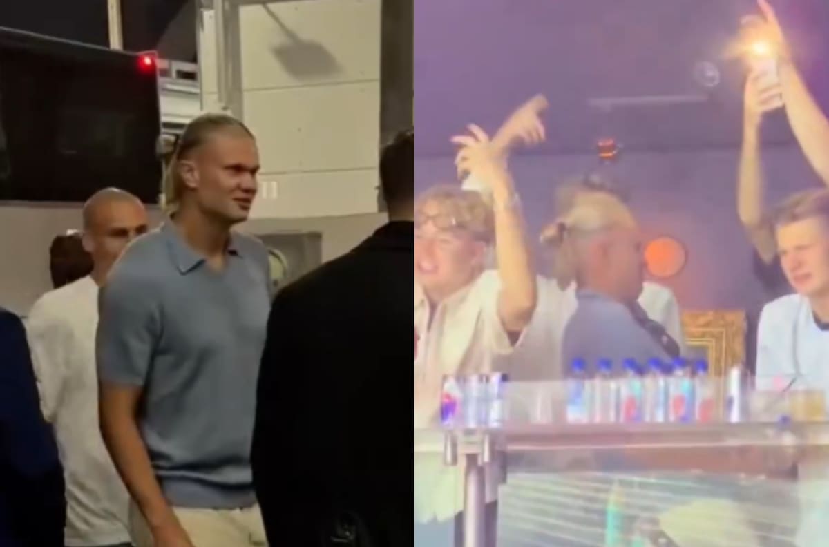 VIDEO | Erling Haaland se fue de fiesta tras ser eliminado del Mundial 2026 y sacó los pasos prohibidos en Miami