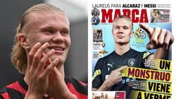 Diario Marca se vuelve loquito con la visita de Erling Haaland al Real Madrid: “Un monstruo viene a verme”
