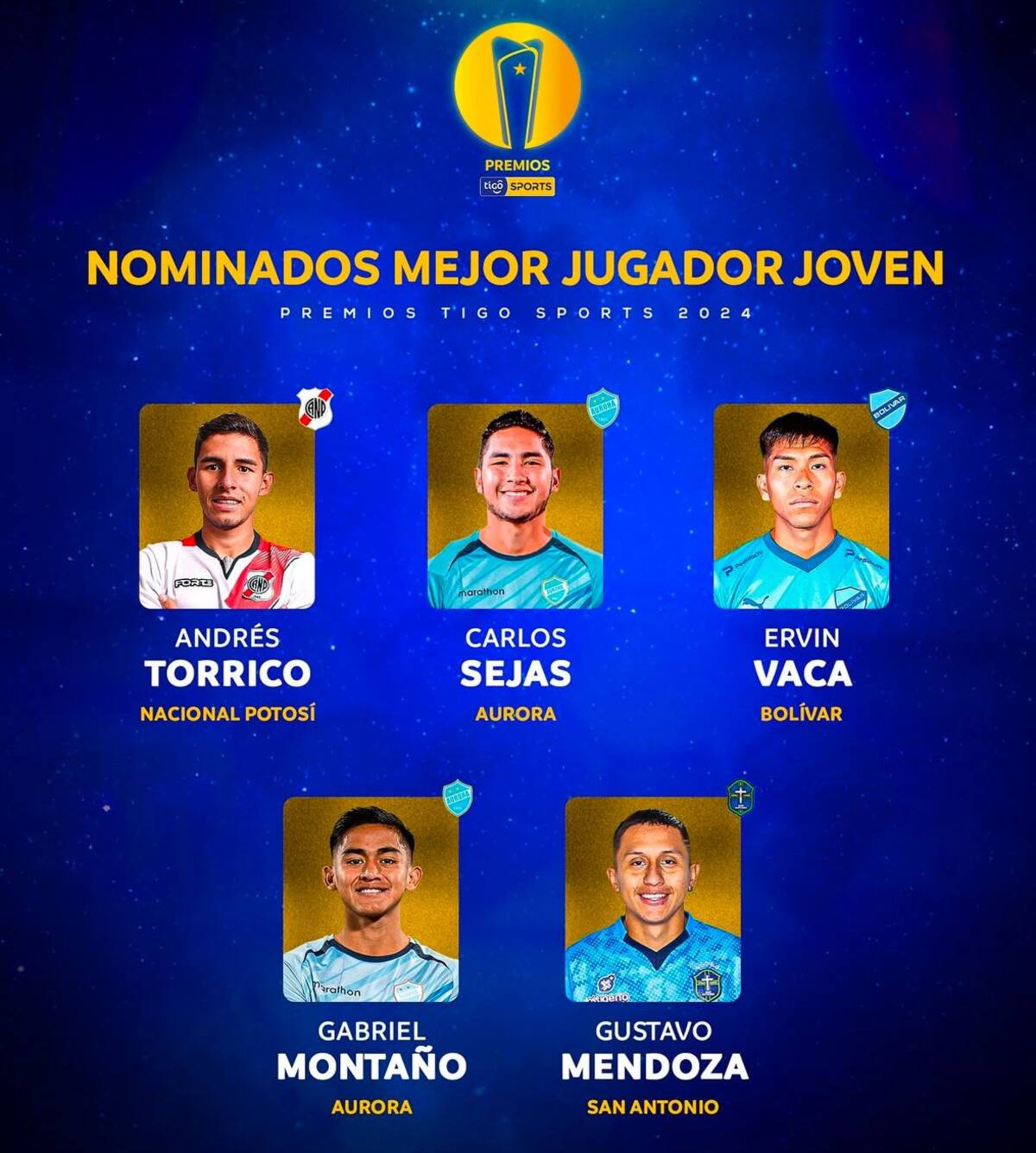 El ex volante de Colo Colo está nominado a mejor jugador joven en Bolivia.