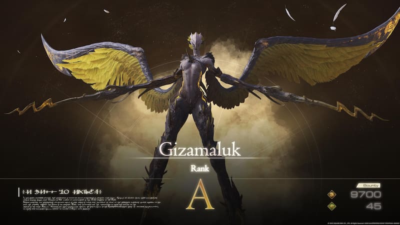 Gizamaluke. Créditos: Square Enix.