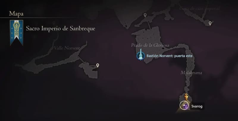 Ubicación Svarog. Créditos: Square Enix.