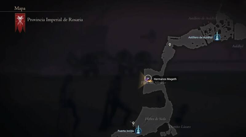 Ubicación Hermanos Mageth. Créditos: Square Enix.