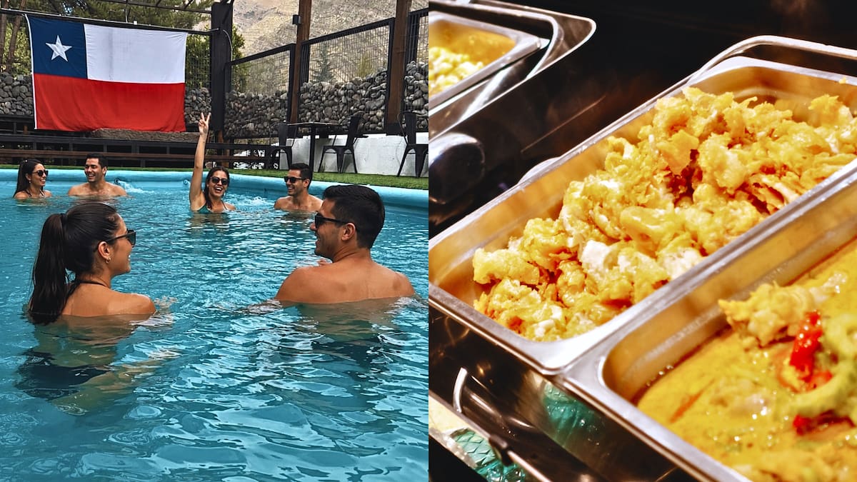 El increíble tenedor libre en el Cajón del Maipo que incluye piscina temperada y granja educativa