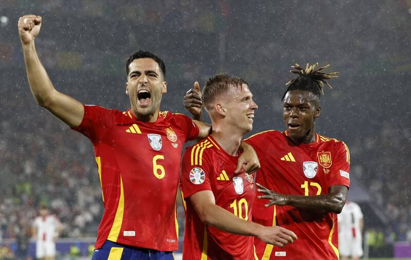 España viene de dejar en el camino a Georgia por los octavos de final.