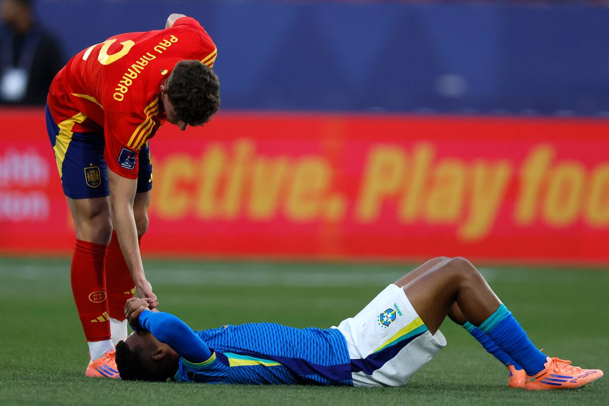 Brasil fue eliminado por España en el Grupo C del Mundial Sub 20.