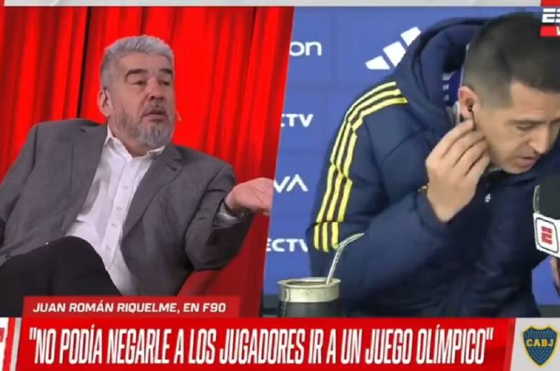 Cruce entre Juan Román Riquelme y Chavo Fuchs