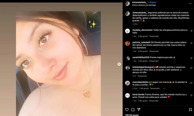 Esposa de Mauricio Flores pide oraciones por su hija, Danika
