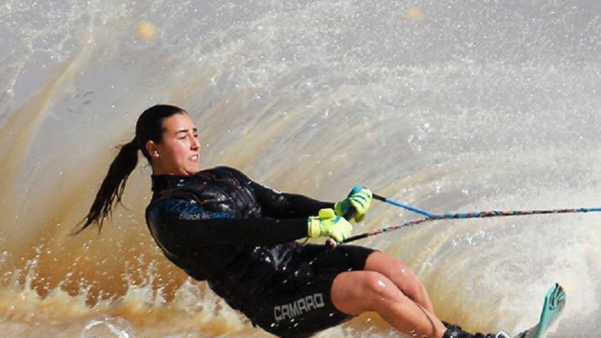 Valentina González se proclamó campeona mundial de salto en esquí náutico