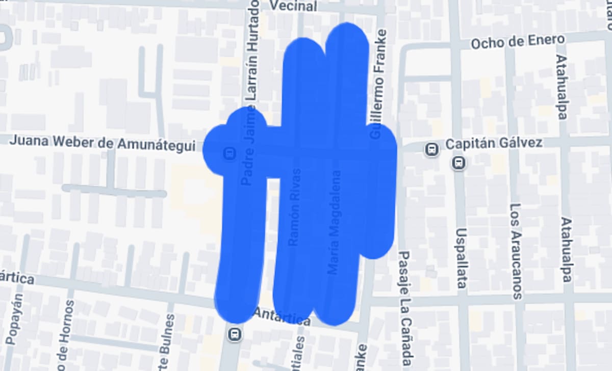 El corte en esta zona comenzará a las 10:00 horas de este domingo. Créditos: Enel.