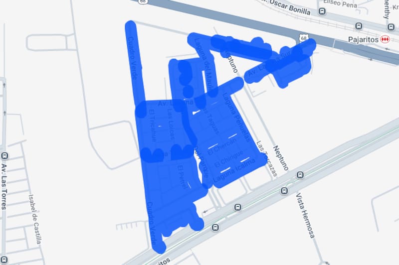 Esta zona se verá afectada por corte de luz. Créditos: Enel.