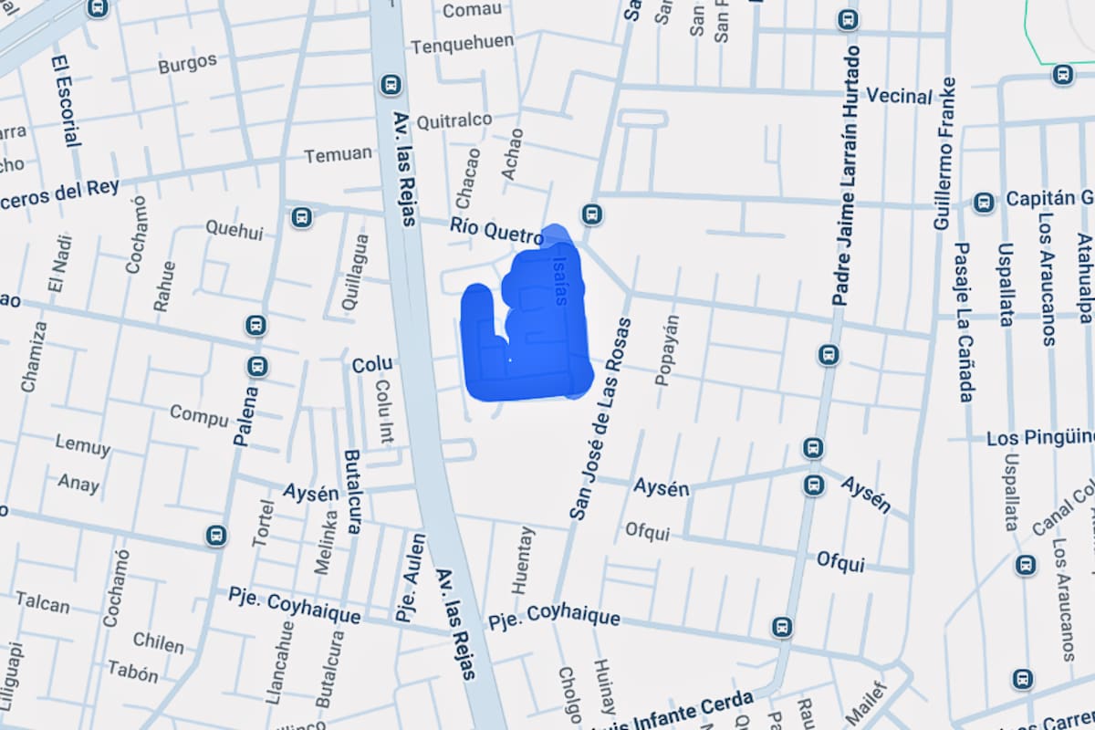 La comuna del centro también estará perjudicada en el servicio. Créditos: Enel.