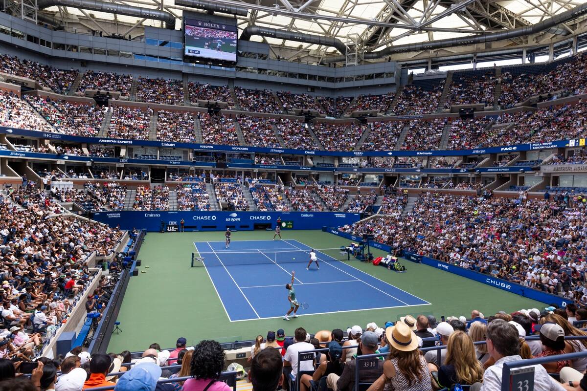 Estadio Arthur Ashe del US Open. EFE
