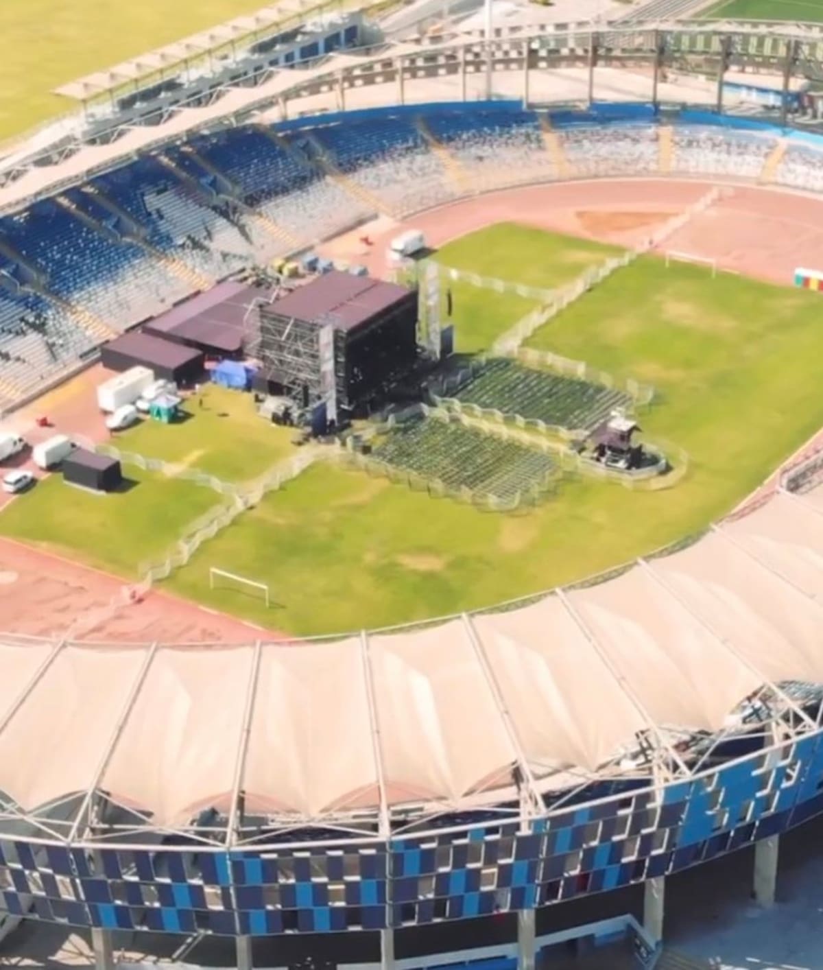 Este habría sido el estado del Estadio Calvo y Bascuñán