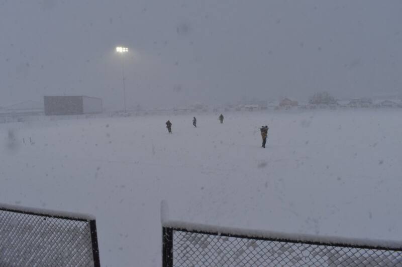 afectado por la nieve en Punta Arenas.
