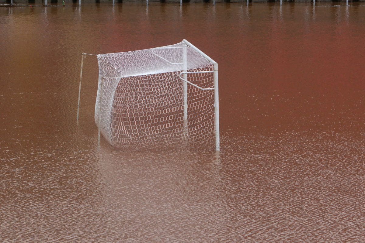se vio afectado por las lluvias.
