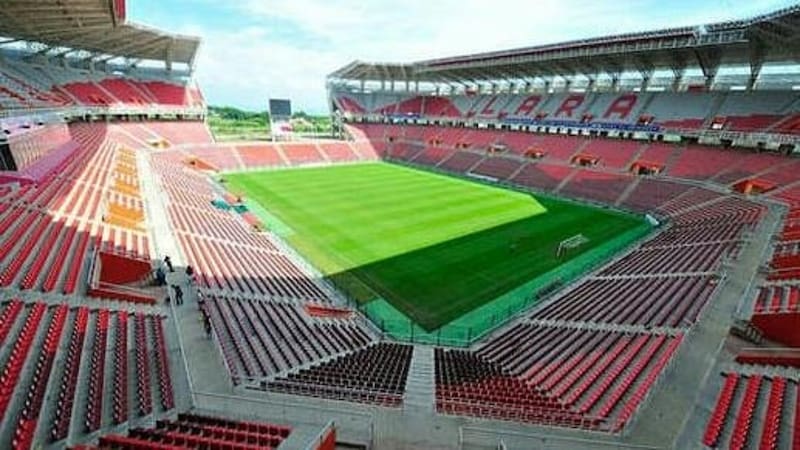 Escenario del partido de esta tarde.