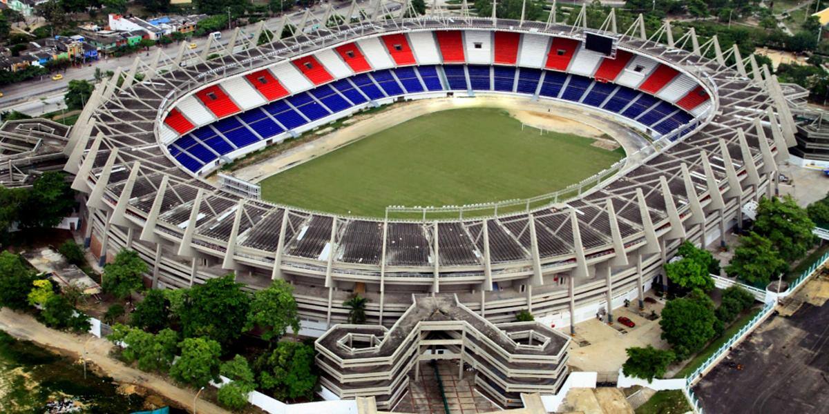 Estadio Metropolitano Roberto Meléndez de Barranquilla cuenta con capacidad para 46.692 espectadores