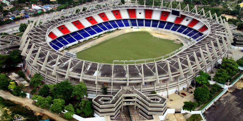 Estadio Metropolitano Roberto Meléndez de Barranquilla cuenta con capacidad para 46.692 espectadores