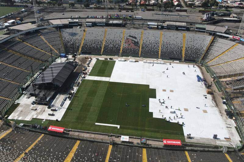 La cancha de Colo Colo está en condiciones de albergar el partido entre Chile y Colombia. (Foto: Agencia Aton)