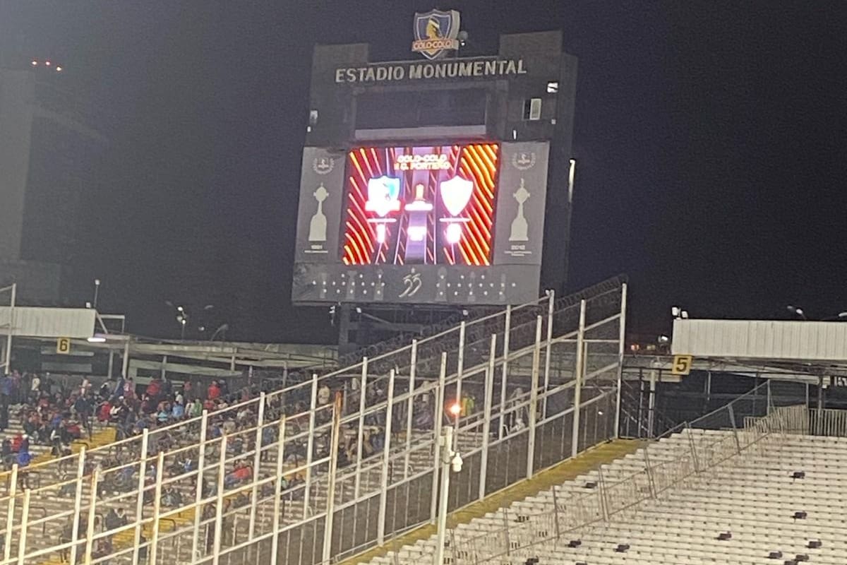 Sector Sur donde se ubicó la barra de Cerro Porteño