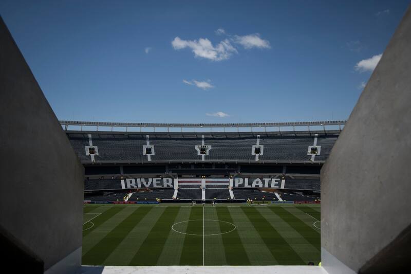 Estadio Monumental de River Plate en la final de la Libertadores. Foto: @Libertadores.