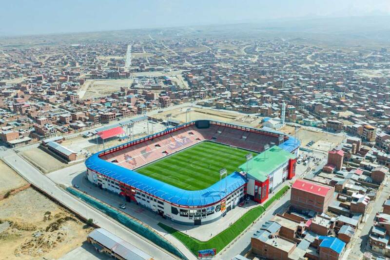 Bolivia ha jugado cuatro partidos aquí, dos victorias y dos empates.
