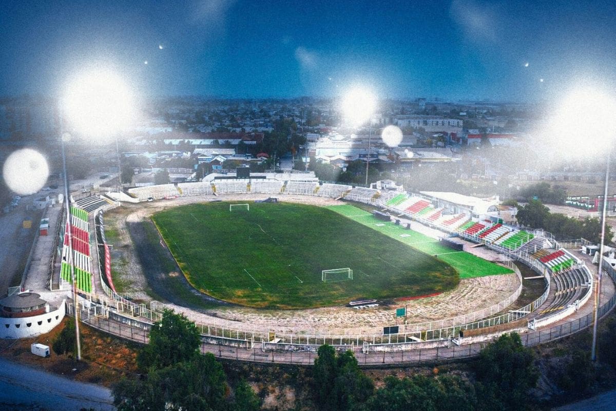 La casa de Palestino, con luz artificial. Foto: Palestino.