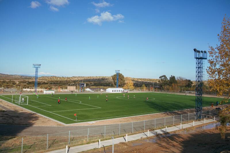 Estadio Municipal de Ninhue fue inaugurado en la región de Ñuble. Foto: ChillanOnline