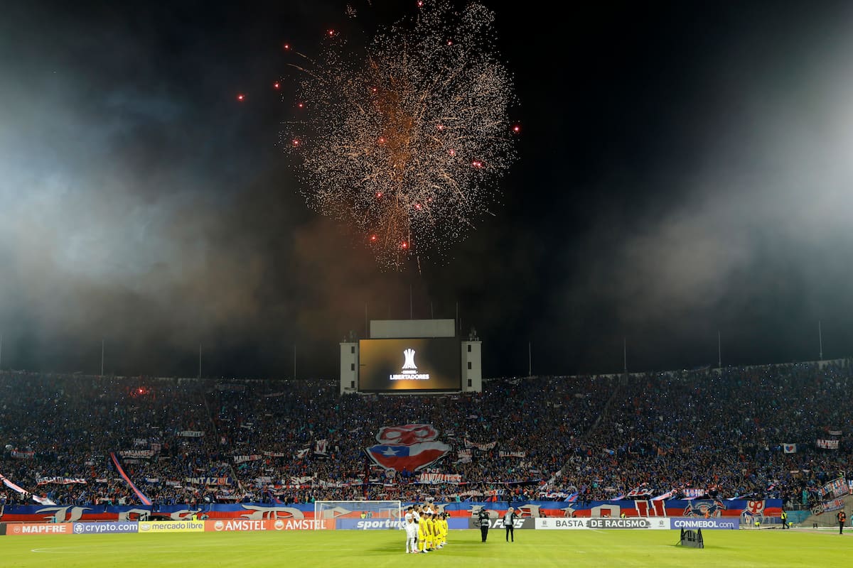 en el partido entre Universidad de Chile y Botafogo.