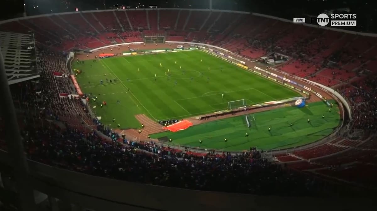 El recinto de Ñuñoa tuvo poco público esta noche.