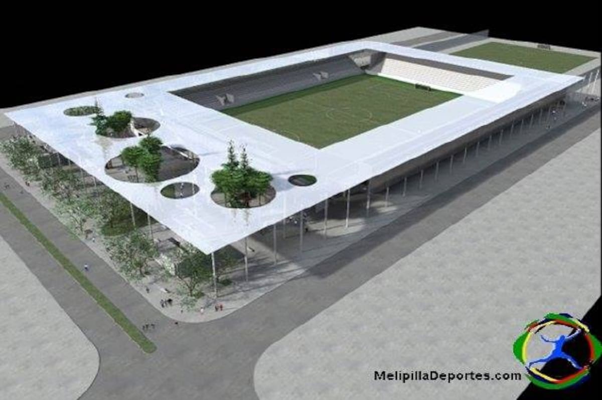 Así era el proyecto original de remodelación para el Municipal de Melipilla.
