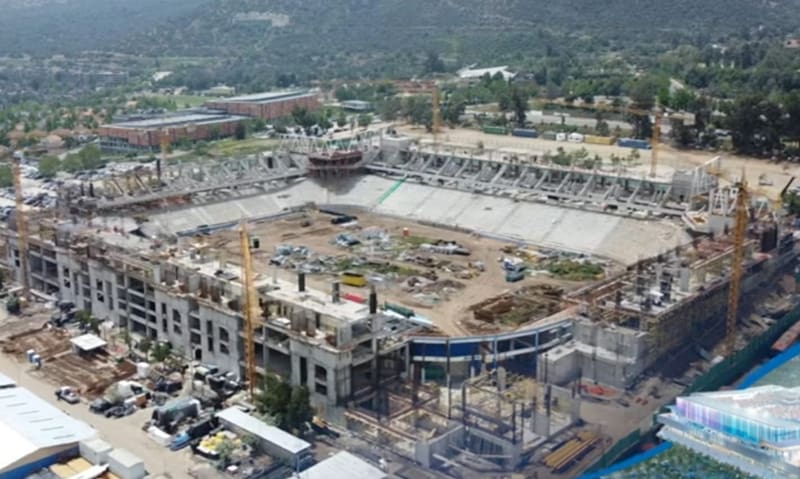 promete ser el mejor estadio de chile. Foto: Captura Cruzados.