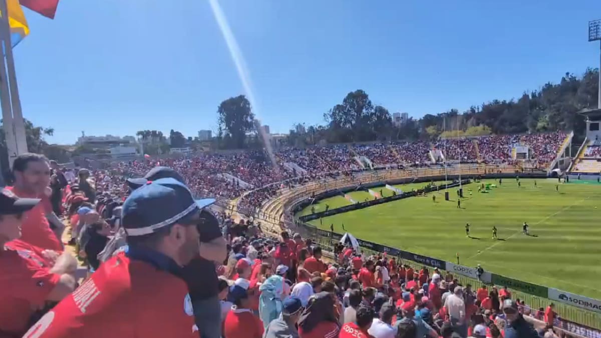 VIDEO | La mayor asistencia en la historia del rugby chileno: así se llenó Sausalito para ver a Los Cóndores