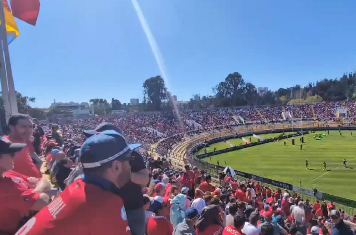 VIDEO | La mayor asistencia en la historia del rugby chileno: así se llenó Sausalito para ver a Los Cóndores