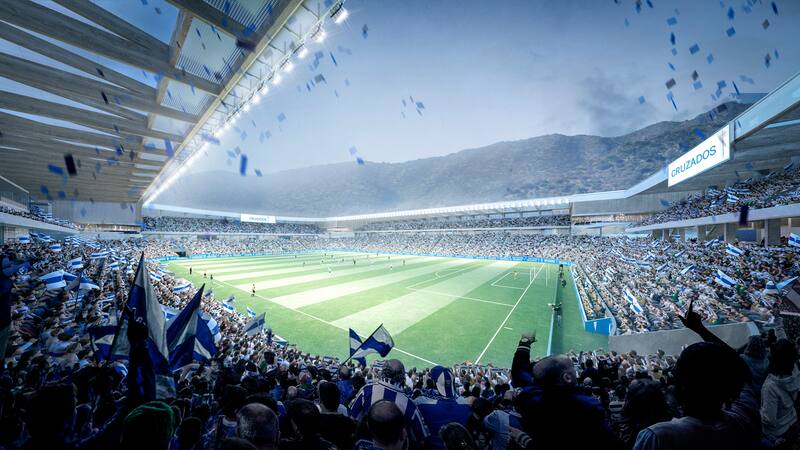 Así quedará el nuevo San Carlos de Apoquindo, recinto de Universidad Católica.