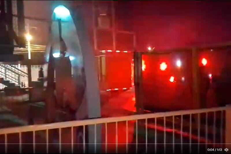 Medios de Calama reportaron un incendio en el recinto.